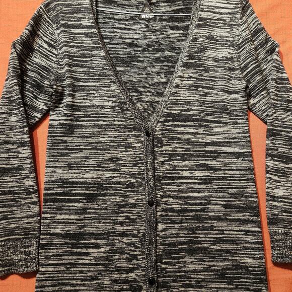 Cheap Monday Sz Small Grey Cardigan Sweater Dress Long Sleeve - Picture 5 of 7